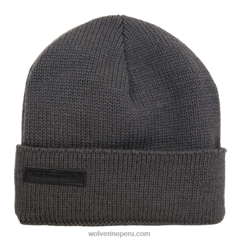 unisexo L24N238 Wolverine gris carbón gorra de reloj de lana