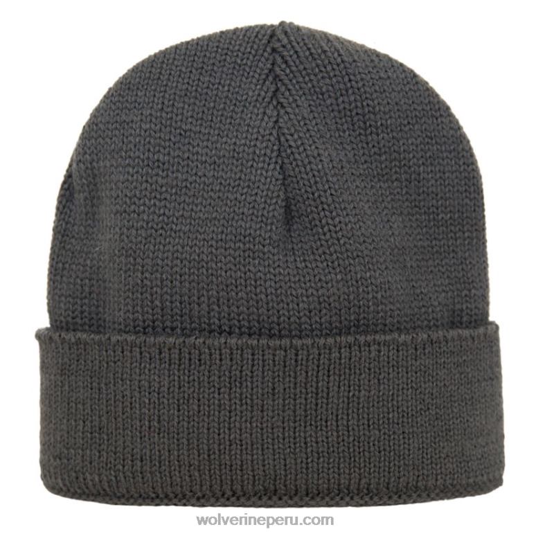 unisexo L24N238 Wolverine gris carbón gorra de reloj de lana