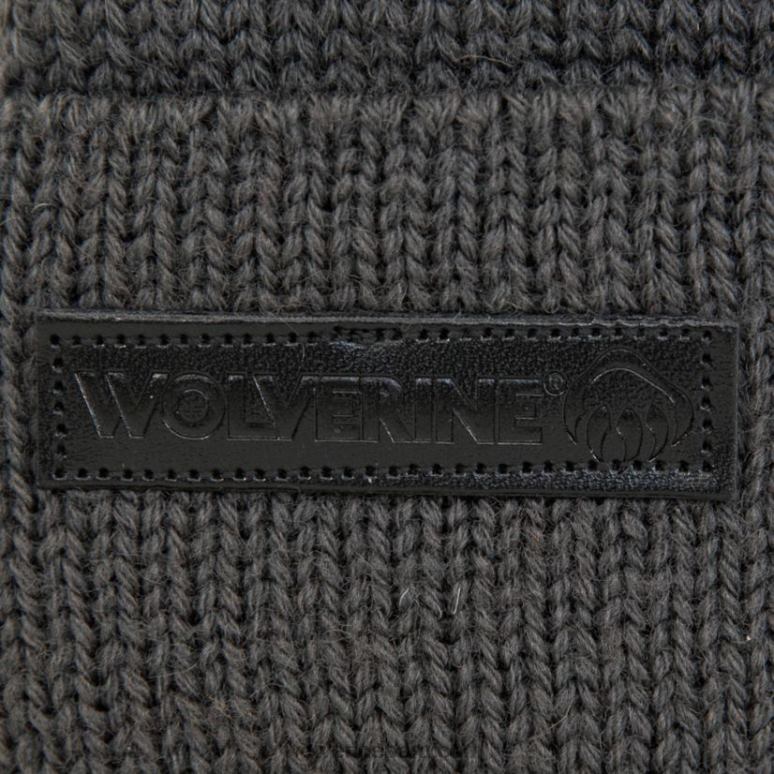 unisexo L24N238 Wolverine gris carbón gorra de reloj de lana
