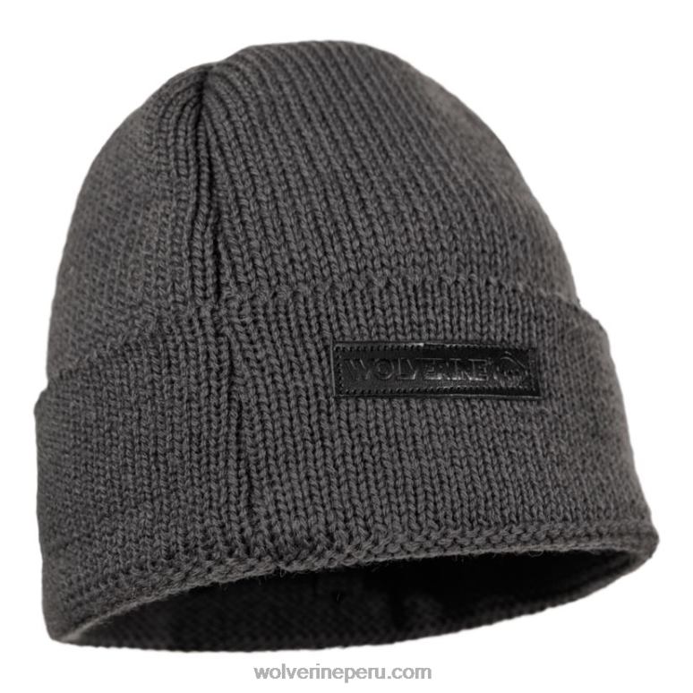 unisexo L24N238 Wolverine gris carbón gorra de reloj de lana