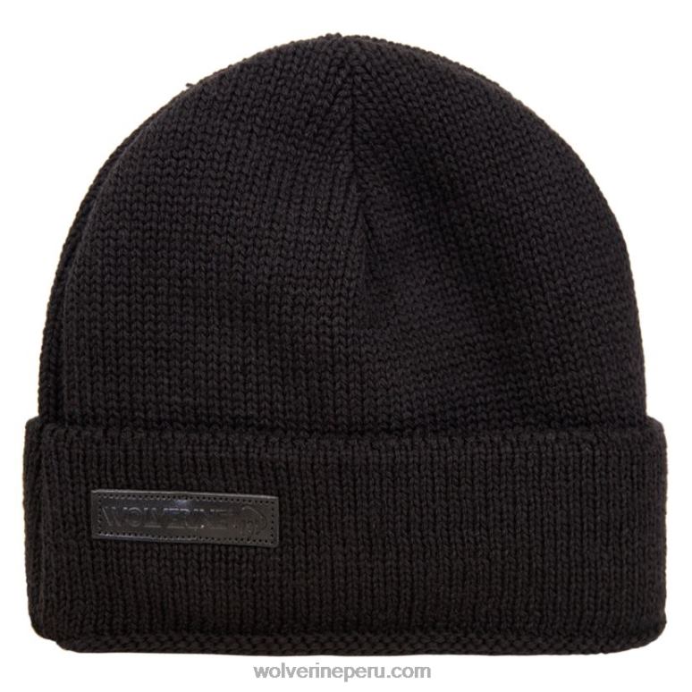 unisexo L24N239 Wolverine negro gorra de reloj de lana