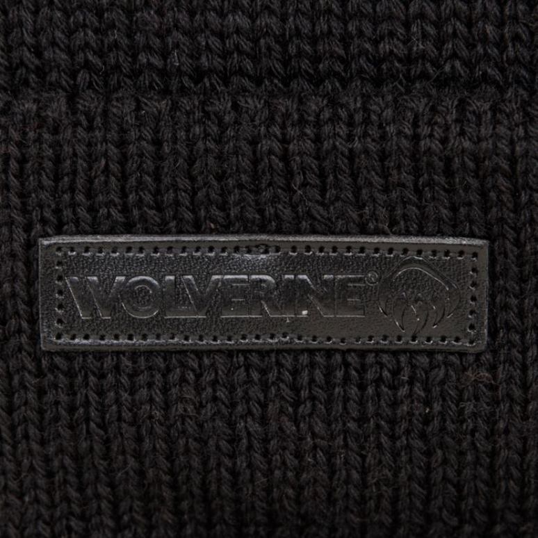 unisexo L24N239 Wolverine negro gorra de reloj de lana
