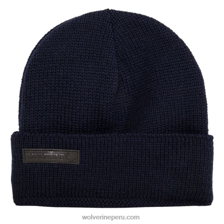 unisexo L24N240 Wolverine azul marino oscuro gorra de reloj de lana