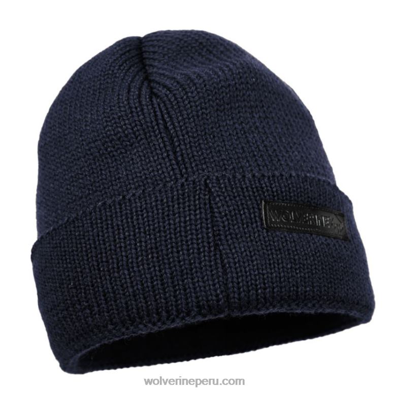 unisexo L24N240 Wolverine azul marino oscuro gorra de reloj de lana