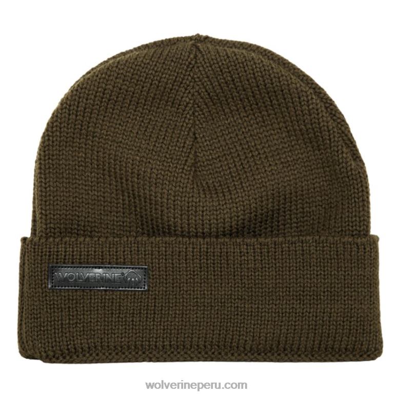 unisexo L24N241 Wolverine oliva oscuro gorra de reloj de lana