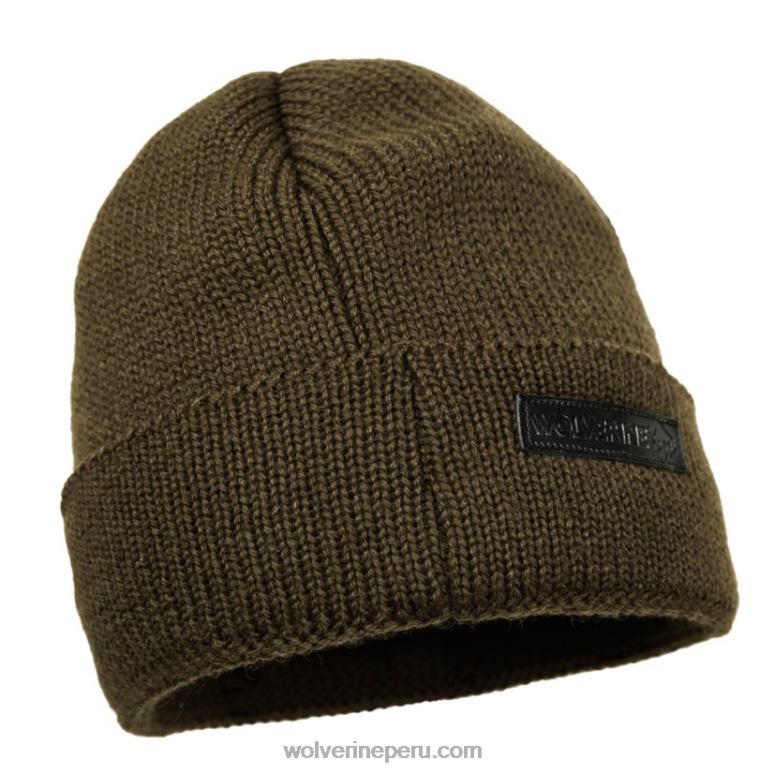 unisexo L24N241 Wolverine oliva oscuro gorra de reloj de lana