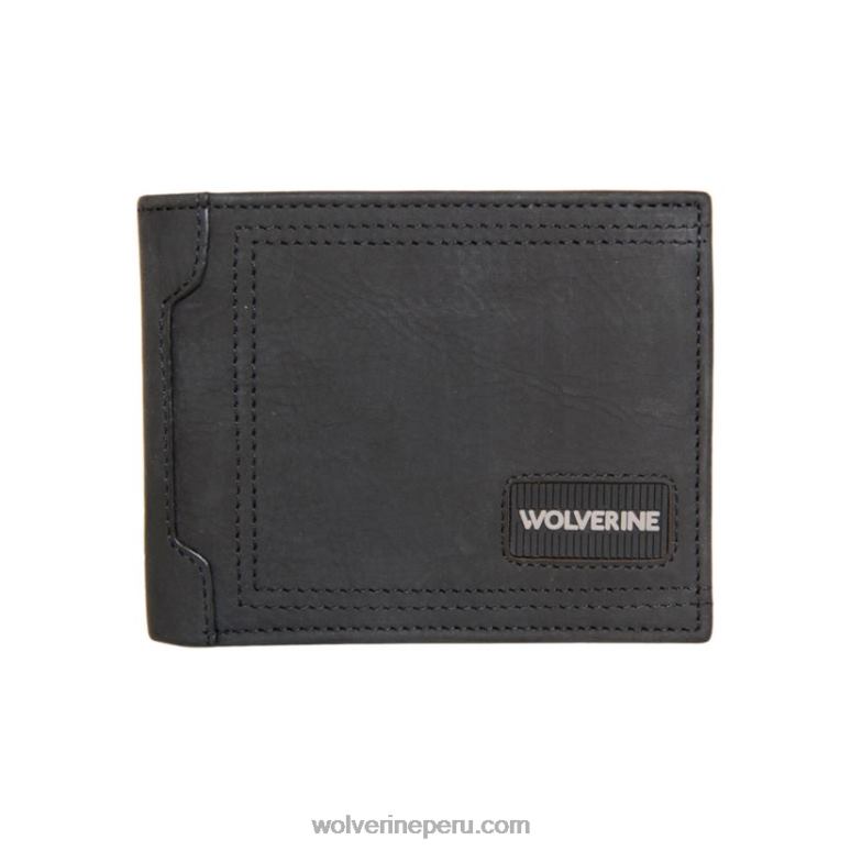unisexo L24N270 Wolverine negro billetera plegable resistente