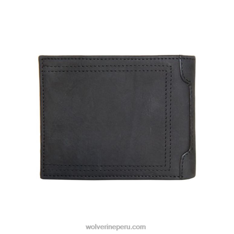 unisexo L24N270 Wolverine negro billetera plegable resistente