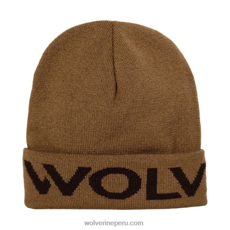 unisexo L24N276 Wolverine castaña gorra de reloj con logo