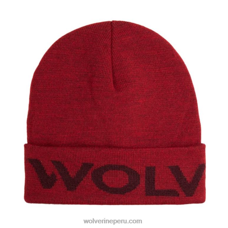 unisexo L24N277 Wolverine burdeos gorra de reloj con logo