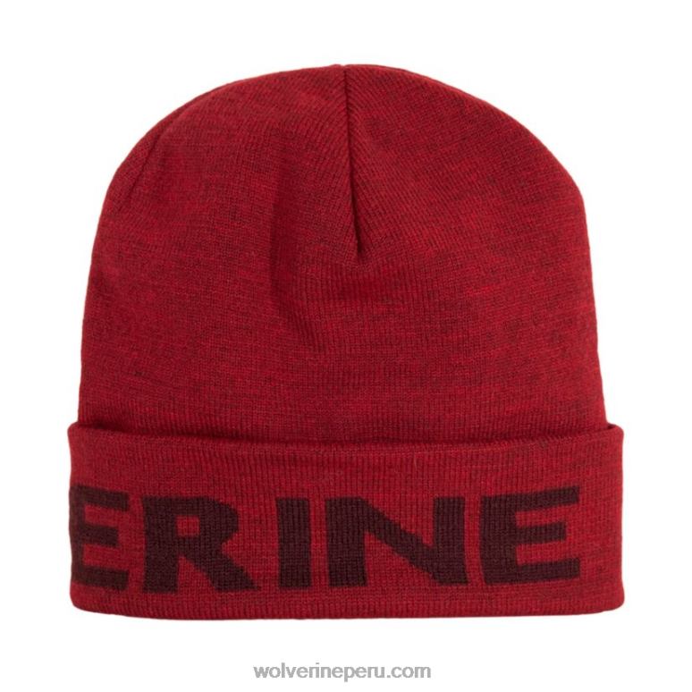 unisexo L24N277 Wolverine burdeos gorra de reloj con logo