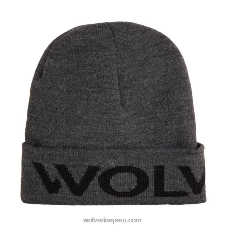 unisexo L24N278 Wolverine gris carbón gorra de reloj con logo