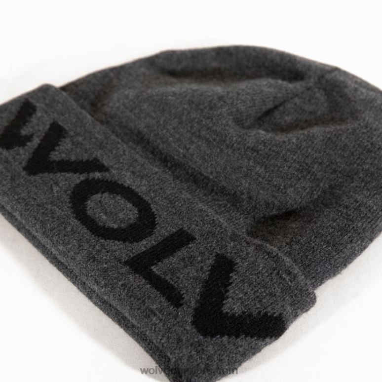 unisexo L24N278 Wolverine gris carbón gorra de reloj con logo