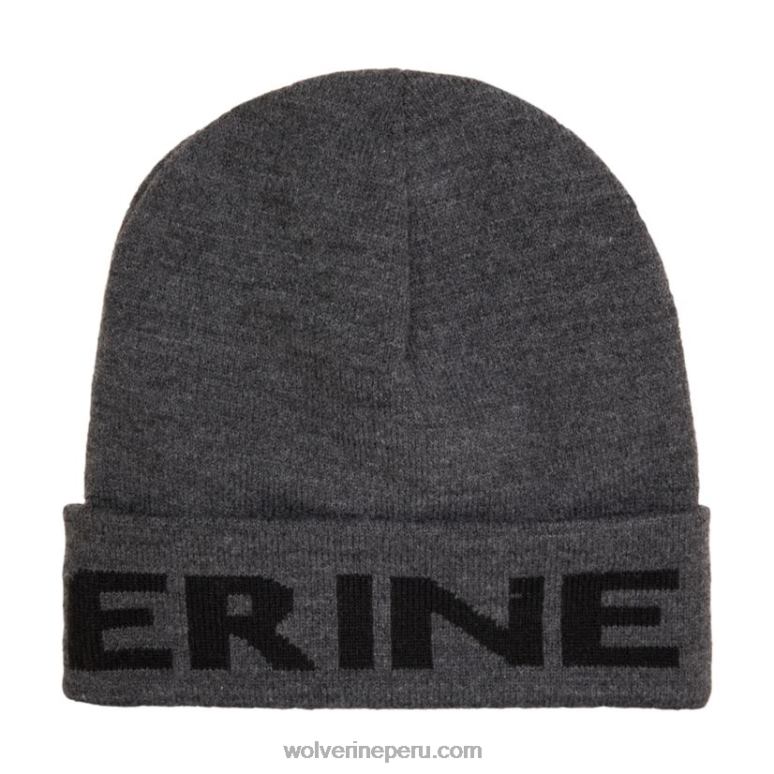unisexo L24N278 Wolverine gris carbón gorra de reloj con logo