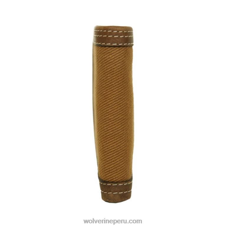 unisexo L24N316 Wolverine marrón/castaño cartera plegable de lona y piel