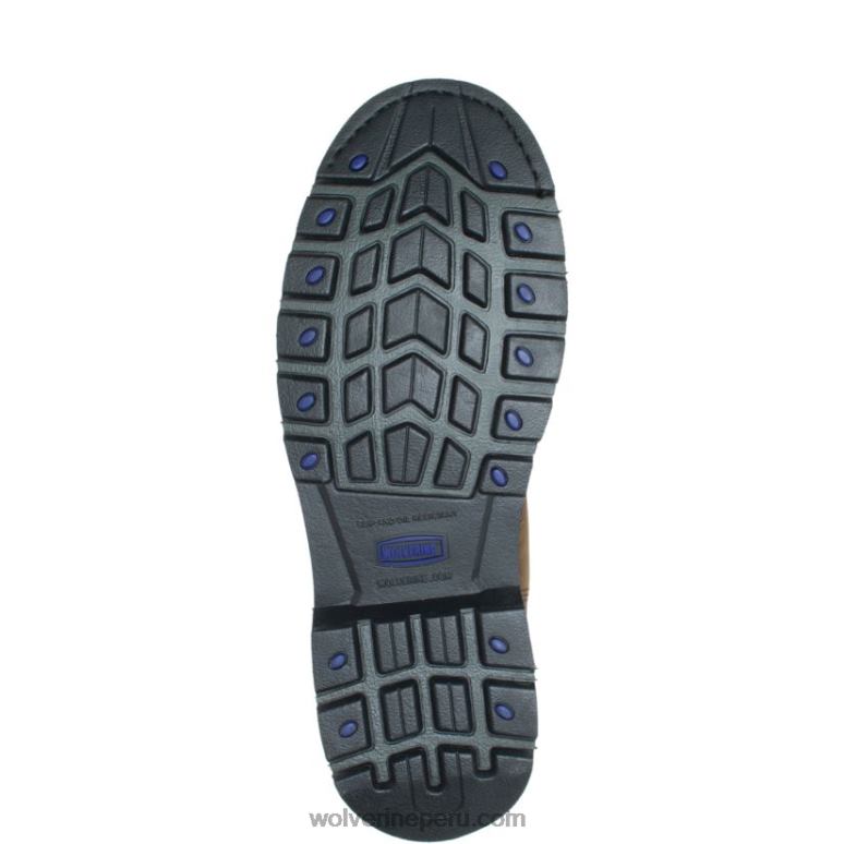 hombres L24N111 Wolverine marrón bota de trabajo impermeable con punta de acero 8 mckay