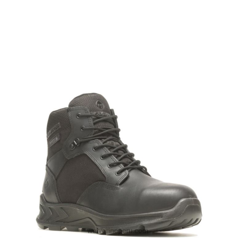 hombres L24N122 Wolverine negro Bota shiftplus táctica impermeable de 6