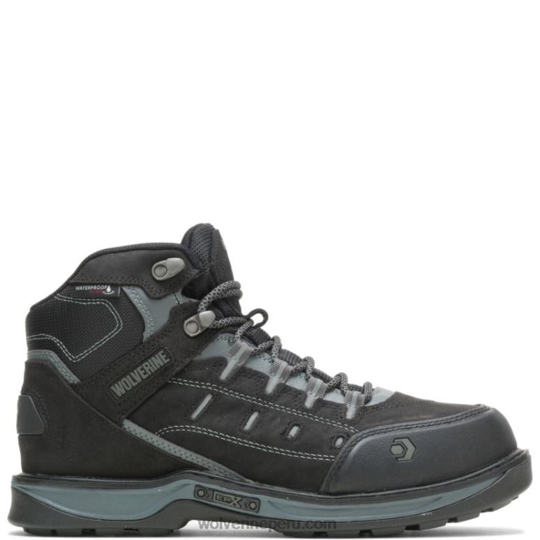 hombres L24N123 Wolverine Gris oscuro bota de trabajo impermeable carbonmax edge lx epx