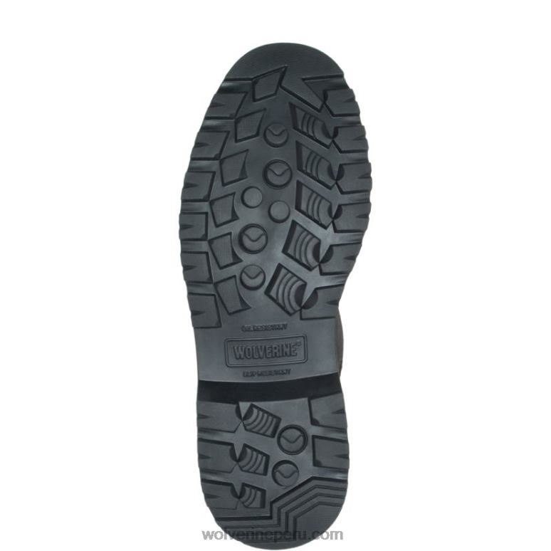 hombres L24N12 Wolverine negro Bota de trabajo Floorhand impermeable con punta de acero de 6