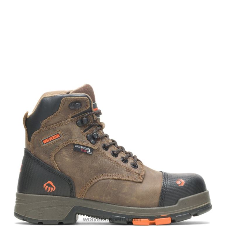 hombres L24N132 Wolverine chispas de chocolate bota impermeable carbonmax 6" blade lx