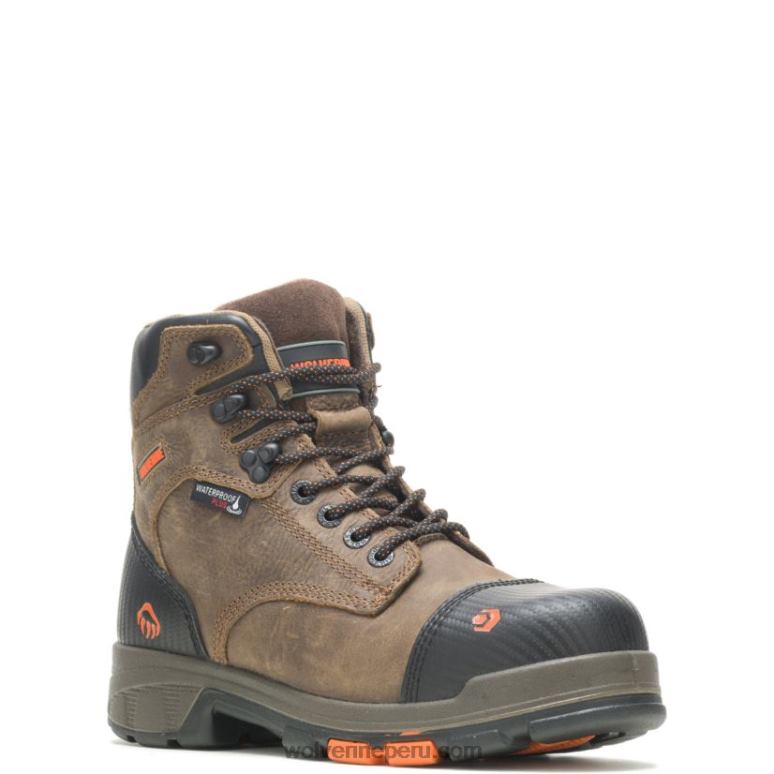 hombres L24N132 Wolverine chispas de chocolate bota impermeable carbonmax 6