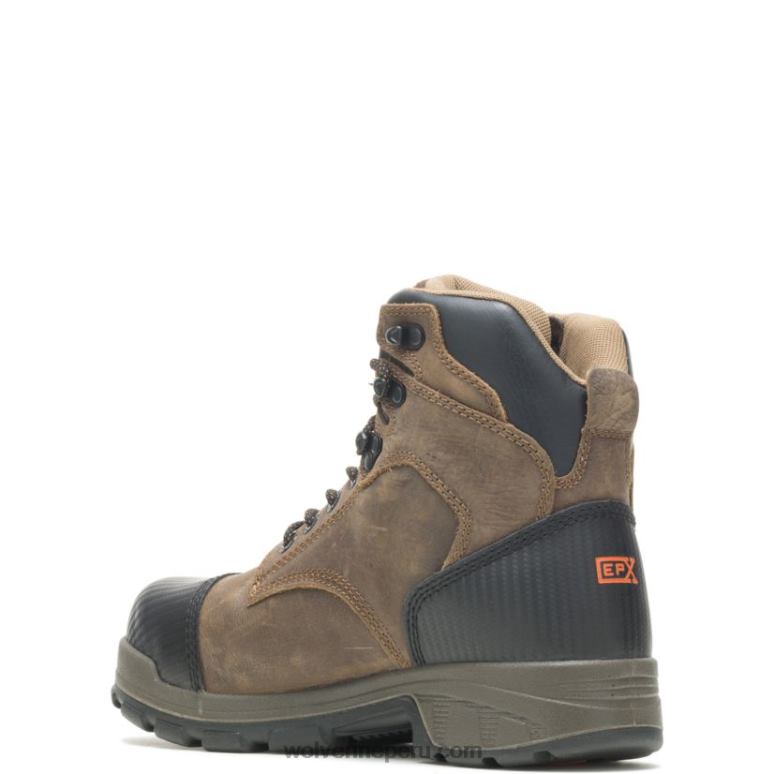 hombres L24N132 Wolverine chispas de chocolate bota impermeable carbonmax 6
