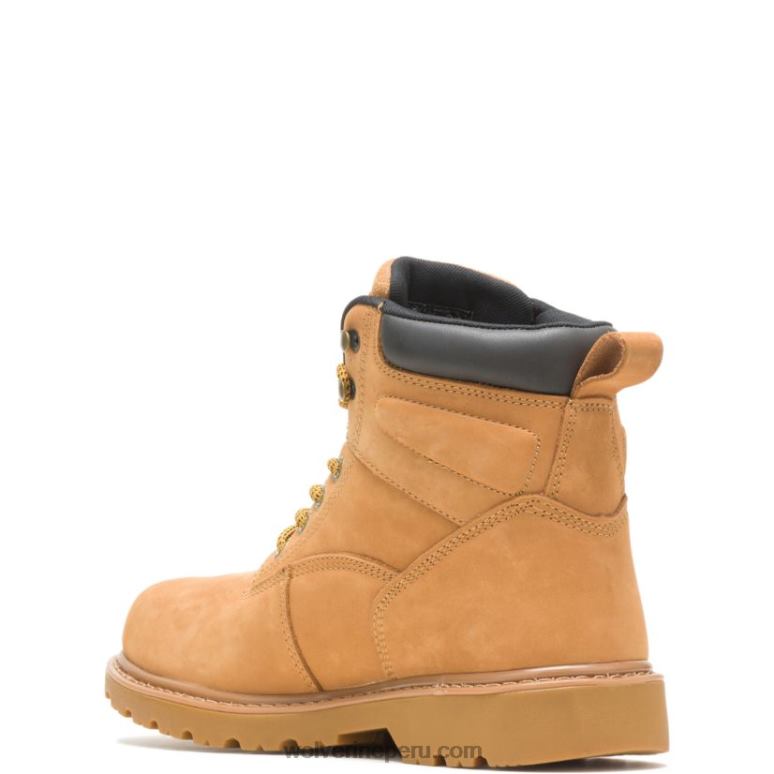 hombres L24N14 Wolverine trigo Bota de trabajo Floorhand impermeable con punta de acero de 6