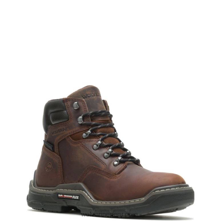 hombres L24N168 Wolverine maní botas de trabajo impermeables raider durashocks de 6