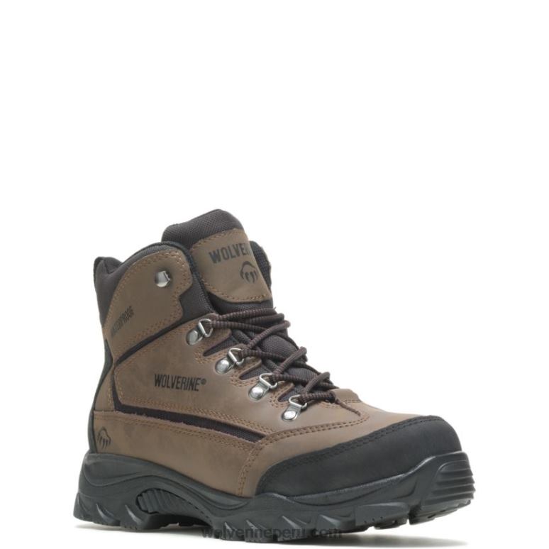 hombres L24N182 Wolverine marrón/negro bota de senderismo impermeable spencer