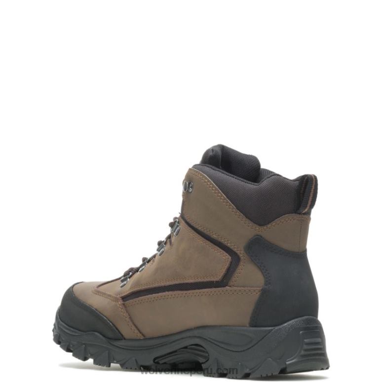 hombres L24N182 Wolverine marrón/negro bota de senderismo impermeable spencer