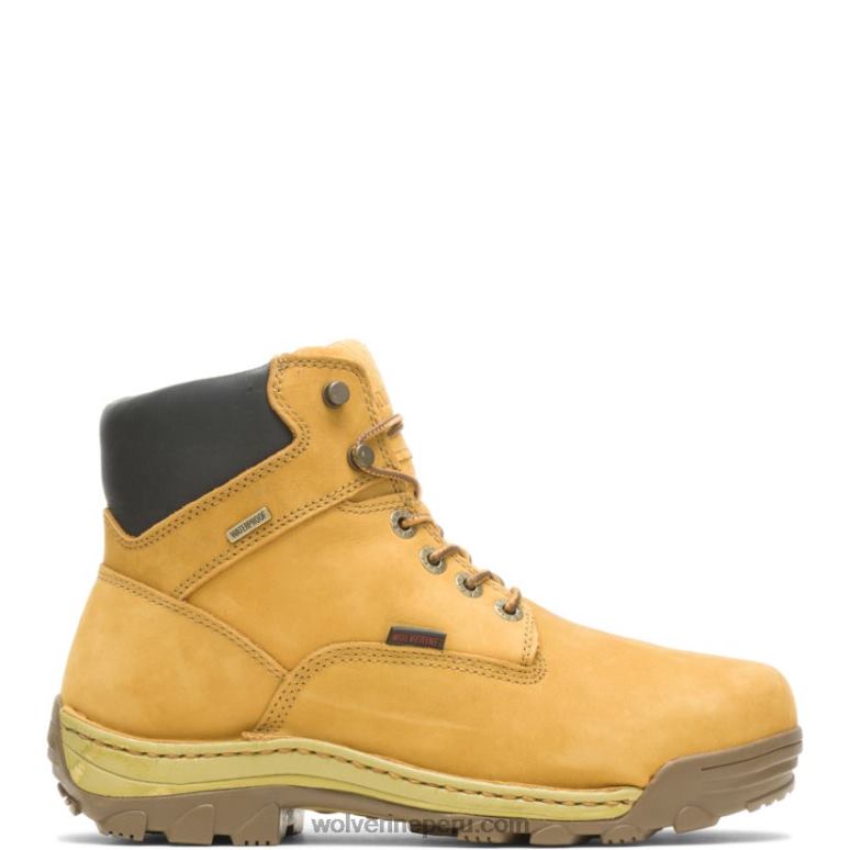 hombres L24N183 Wolverine trigo Bota aislante impermeable Dublin de 6"