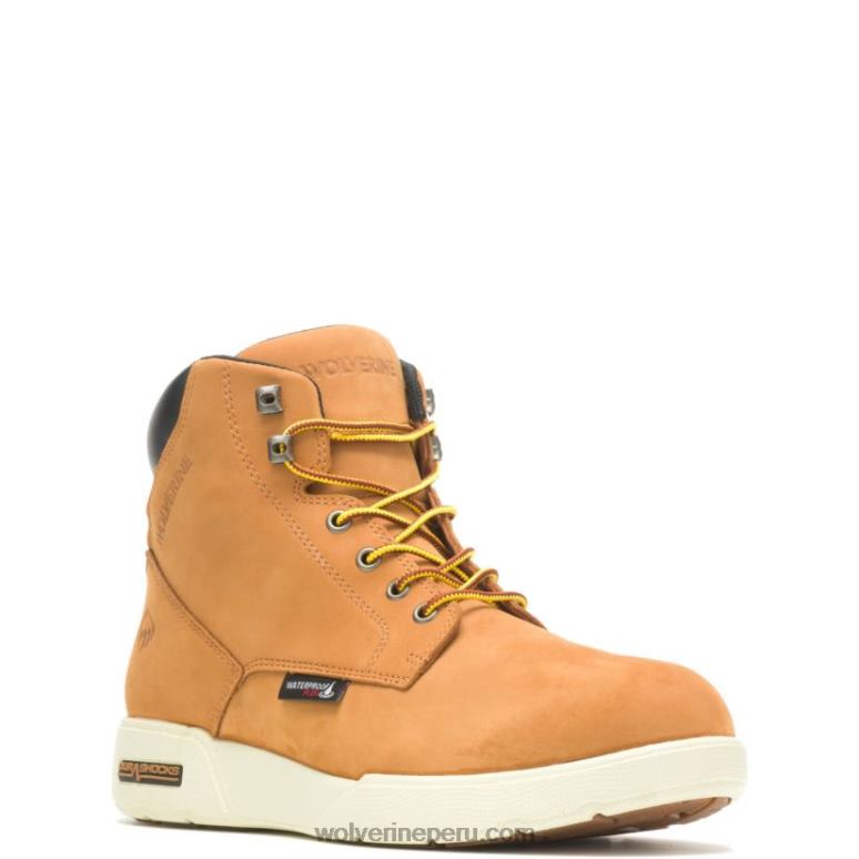 hombres L24N191 Wolverine trigo bota impermeable durashocks kickstart de 6