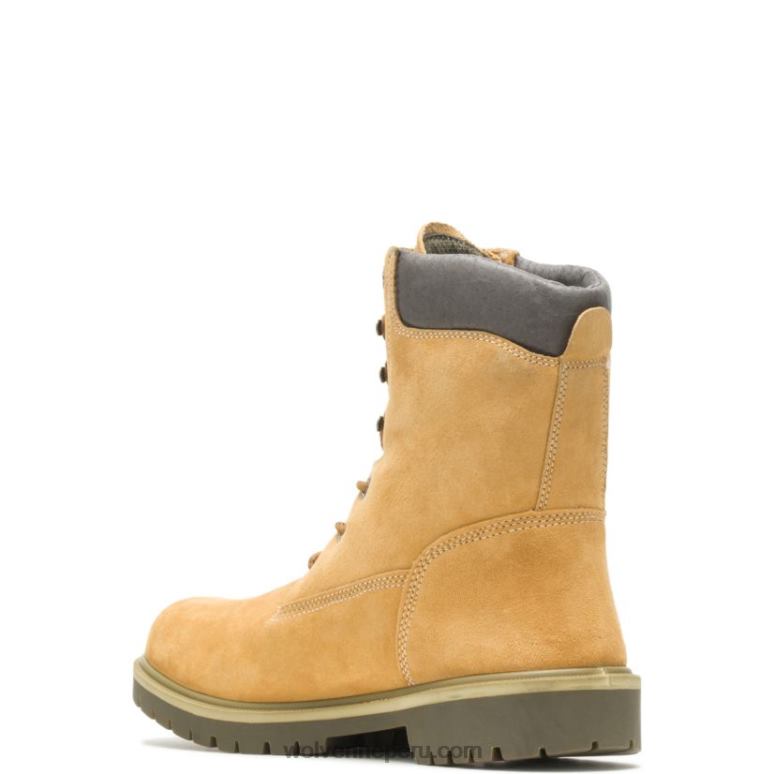 hombres L24N213 Wolverine oro Bota de trabajo aislada impermeable dorada de 8