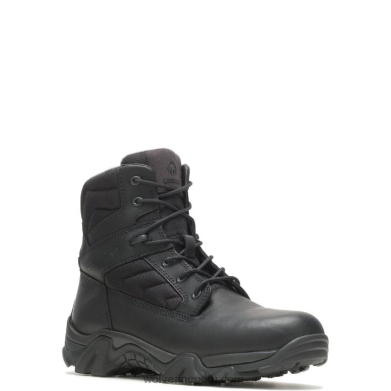 hombres L24N215 Wolverine negro Bota táctica impermeable Wilderness de 6
