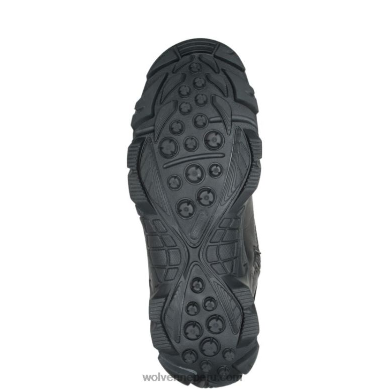 hombres L24N215 Wolverine negro Bota táctica impermeable Wilderness de 6