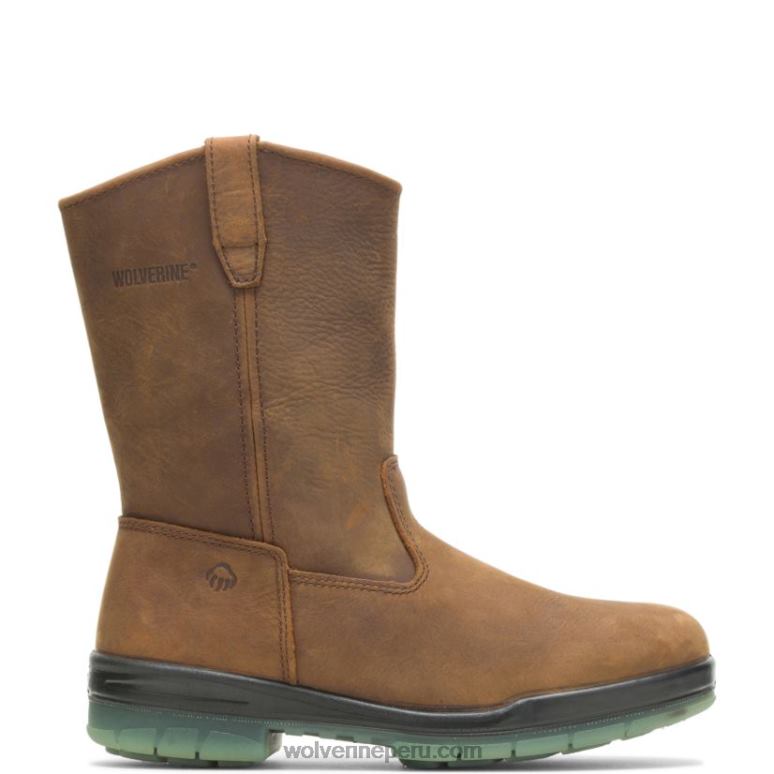 hombres L24N28 Wolverine piedra botas de agua impermeables con aislamiento de punta de acero durashocks