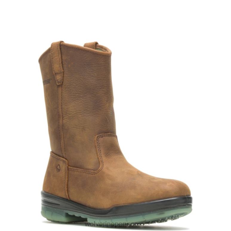 hombres L24N28 Wolverine piedra botas de agua impermeables con aislamiento de punta de acero durashocks