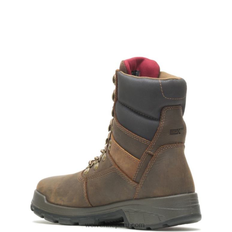 hombres L24N33 Wolverine marron oscuro bota de trabajo cabor epx impermeable con punta de material compuesto de 8