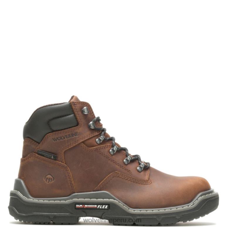 hombres L24N44 Wolverine maní bota de trabajo raider durashocks impermeable 6" carbonmax