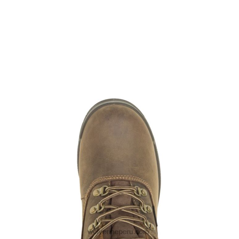 hombres L24N49 Wolverine marron oscuro bota cabor epx impermeable con punta de material compuesto de 6
