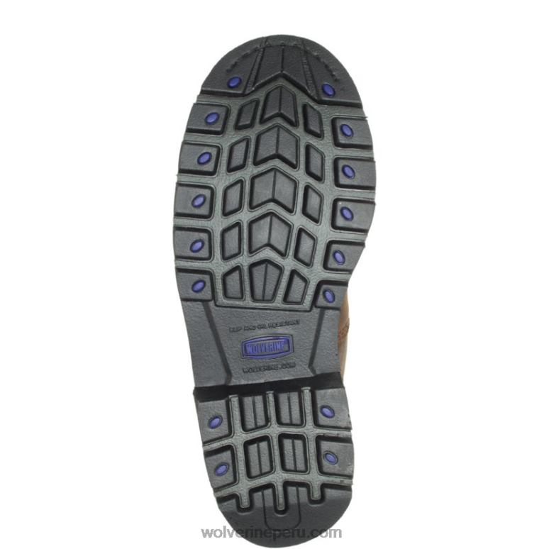 hombres L24N50 Wolverine marrón bota de trabajo impermeable con punta de acero 6 mckay