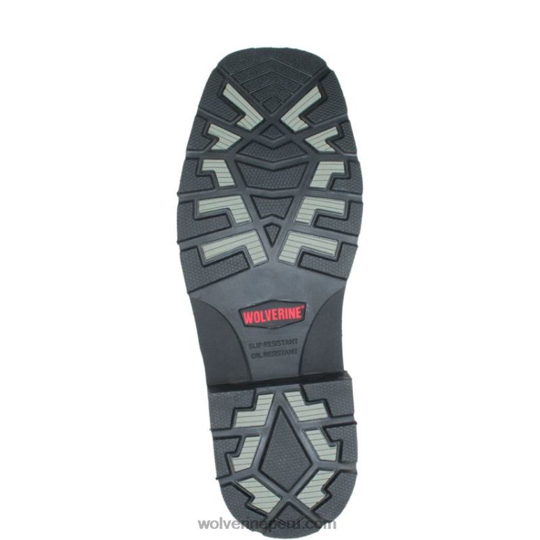 hombres L24N72 Wolverine óxido/marrón botas de agua impermeables con puntera de acero rancher