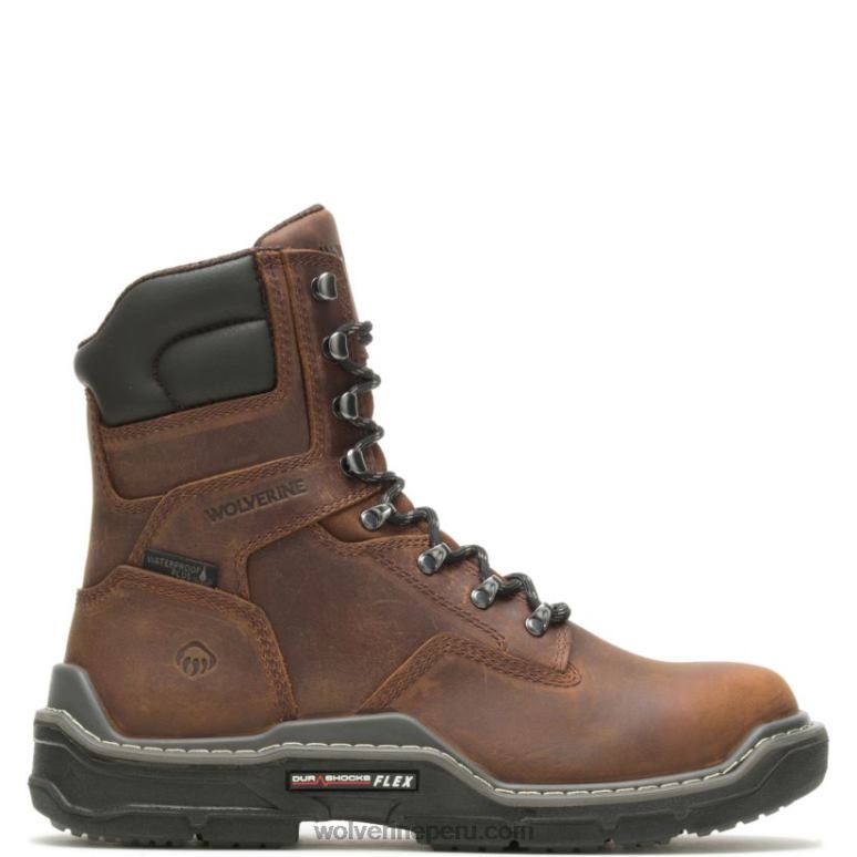 hombres L24N91 Wolverine maní bota de trabajo raider durashocks impermeable 8" carbonmax