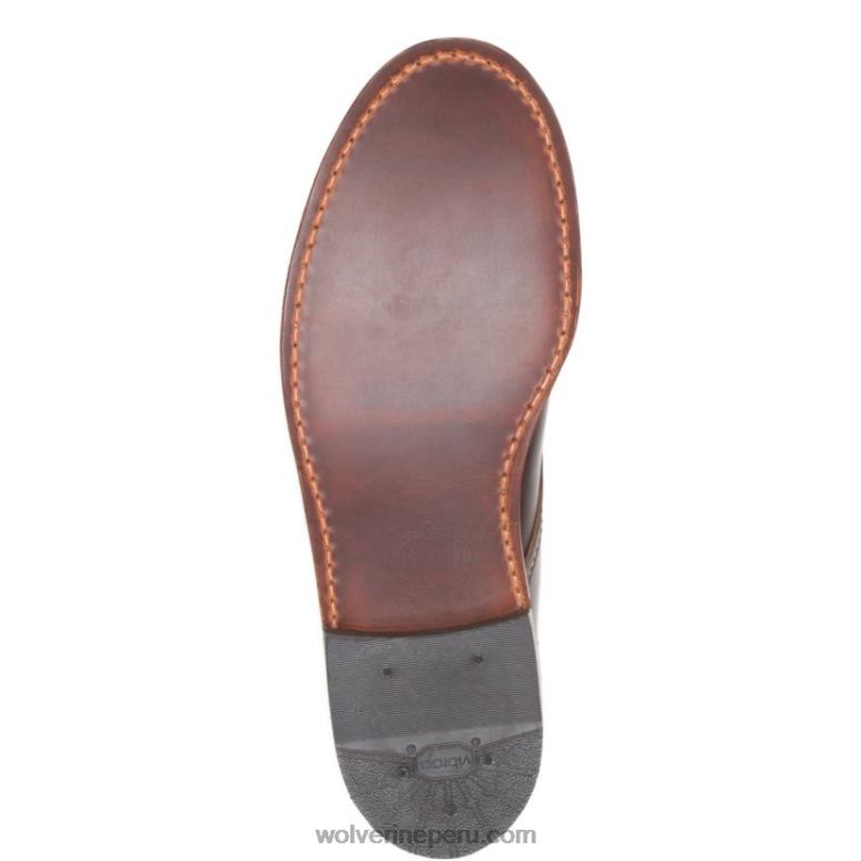 hombres L24N194 Wolverine marrón Bota original de 1000 millas con punta lisa