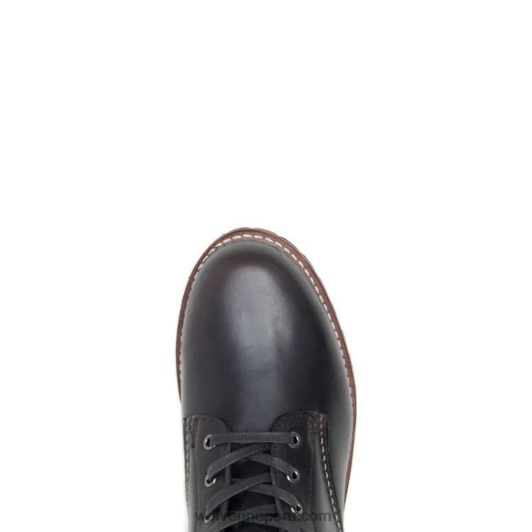 hombres L24N199 Wolverine negro Bota robusta de punta plana de 1000 millas