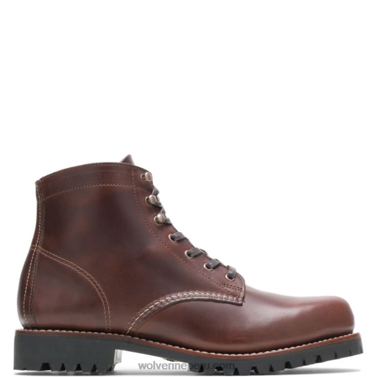 hombres L24N200 Wolverine marrón Bota robusta de punta plana de 1000 millas