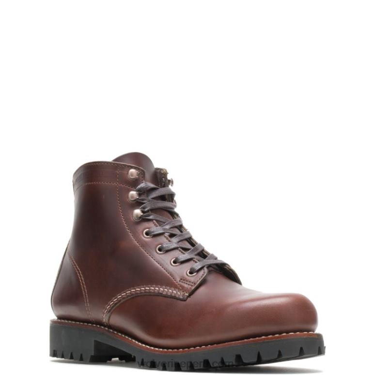 hombres L24N200 Wolverine marrón Bota robusta de punta plana de 1000 millas