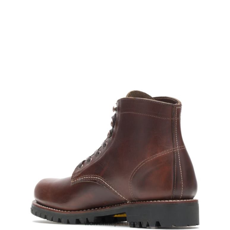 hombres L24N200 Wolverine marrón Bota robusta de punta plana de 1000 millas