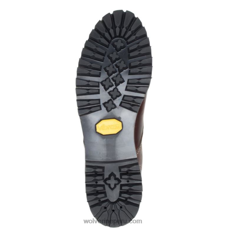 hombres L24N200 Wolverine marrón Bota robusta de punta plana de 1000 millas