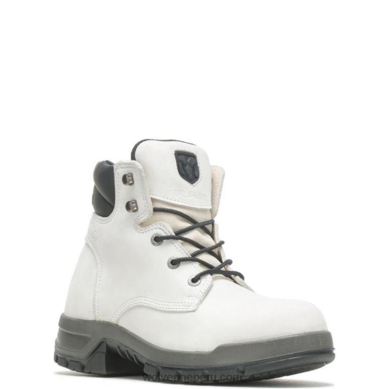 hombres L24N110 Wolverine blanco colección ram trucks - bota de trabajo con punta de seguridad tradesman